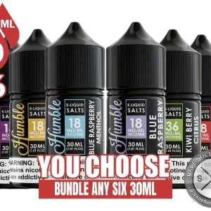 Humble Salts Nicotine Bundle 6x30ml (180ml)
