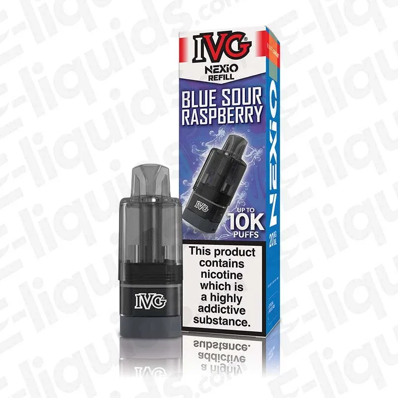 IVG Nexio Blue Sour Raspberry Prefilled Pod