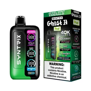 Jewel Mint Emerald - Syntrix Ghost It 40k Disposable Vape
