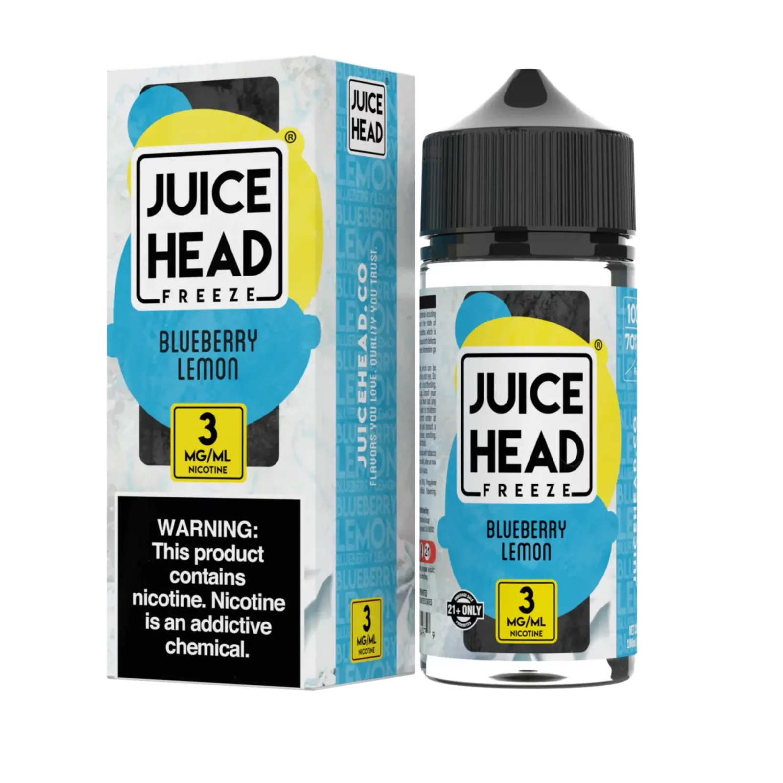 Juice Head Freeze Blueberry Lemon (Freebase) 100ml