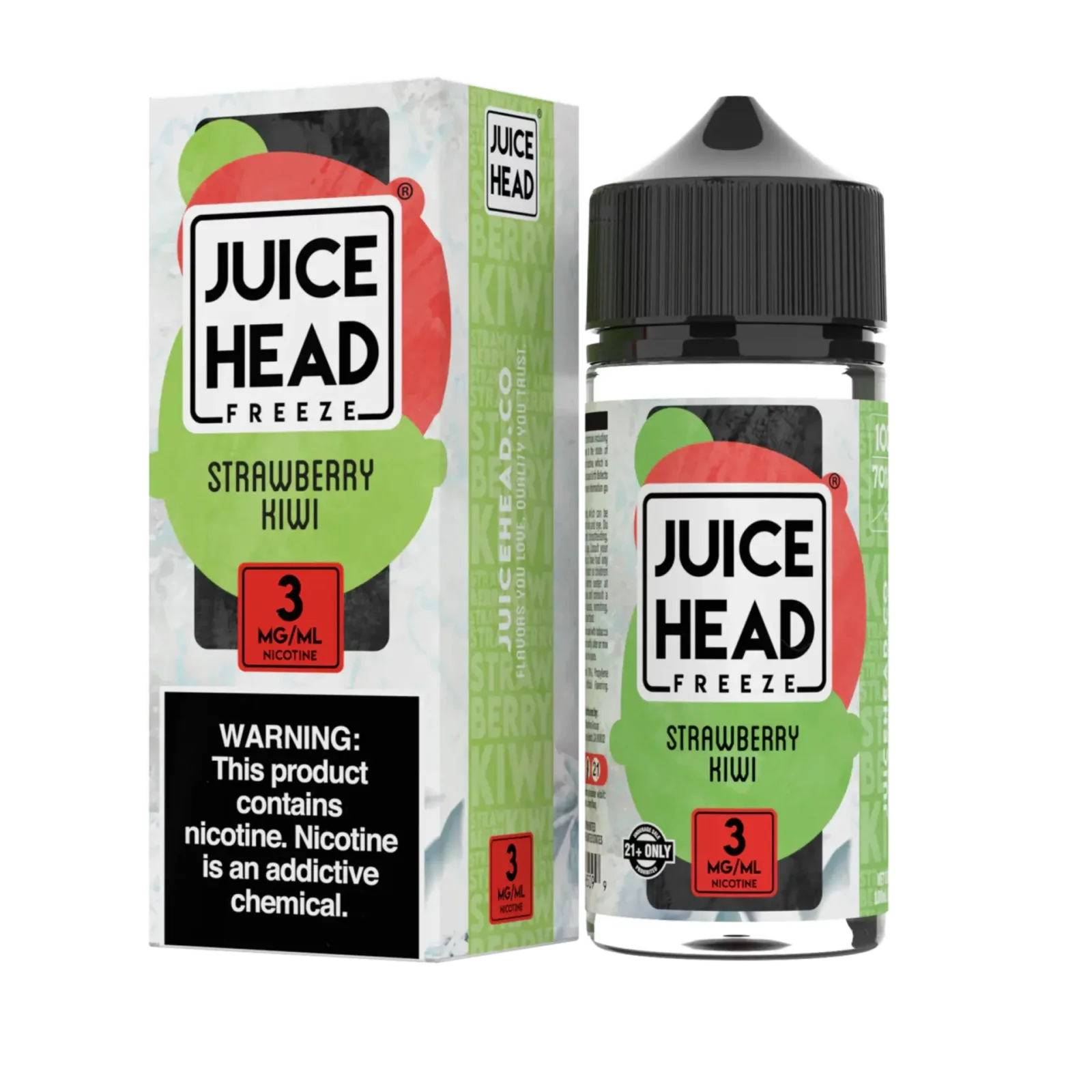 Juice Head Freeze Strawberry Kiwi (Freebase) 100ml