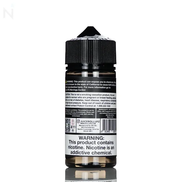 Juice Roll Upz E-Liquid - Blue Raspberry - 100mL - Image 2