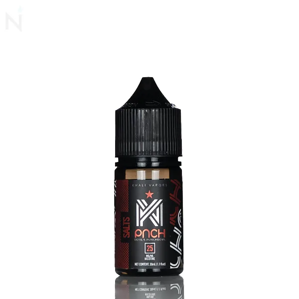 Khali Vapors Salt Nic – Devils Punchbowl – 30mL - Image 2