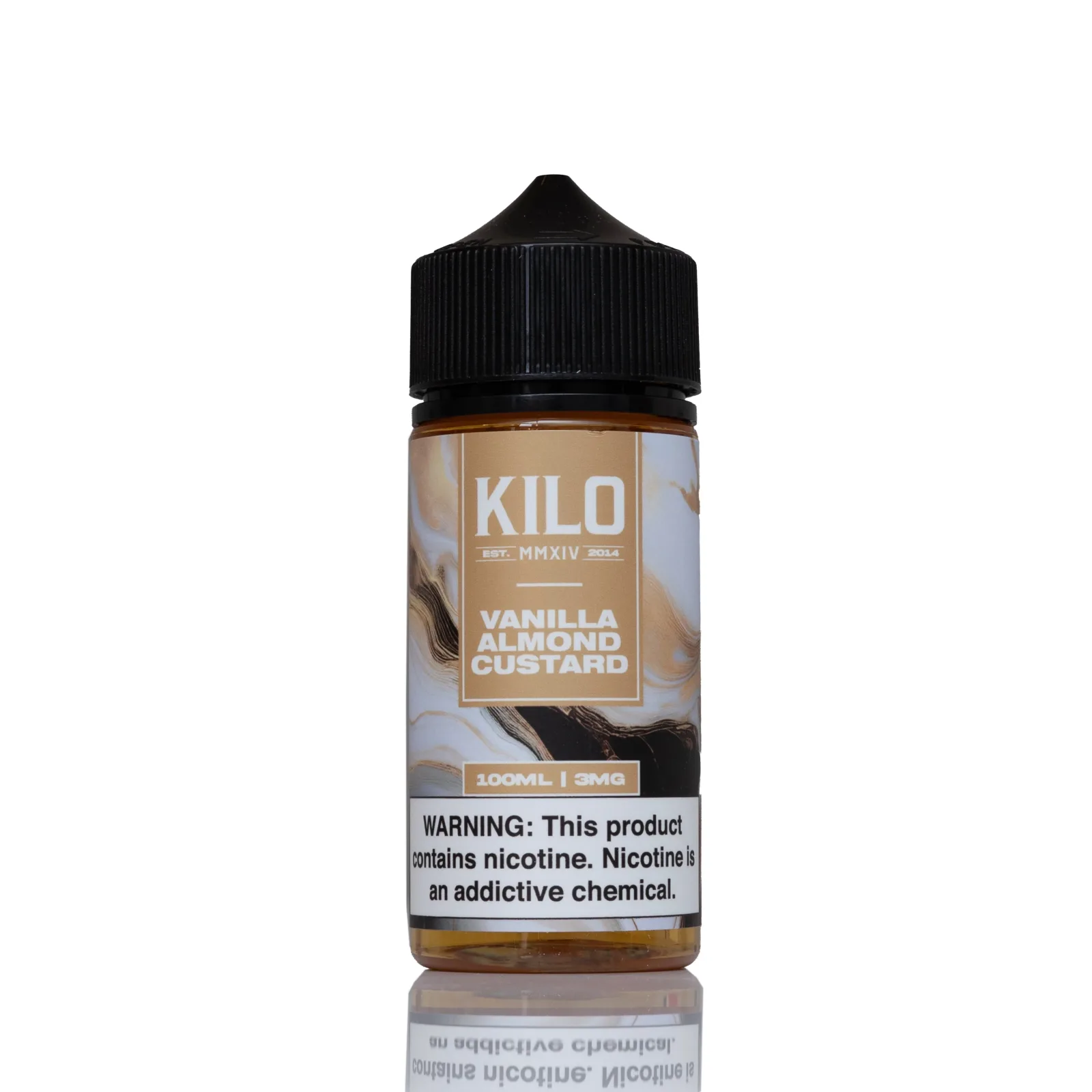 Kilo E-Liquid - Vanilla Almond Custard - 100ml - Image 2