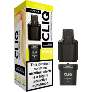 Lemon tangerine ice Avomi CLIQ pod & refill 12ml