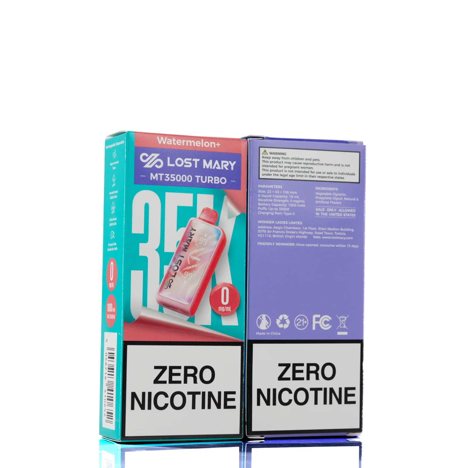 Lost Mary MT35K Turbo Disposable Zero Nicotine - Image 2