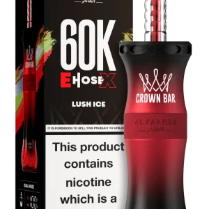 Lush Ice Al Fakher Crown Bar E Hose X 60k