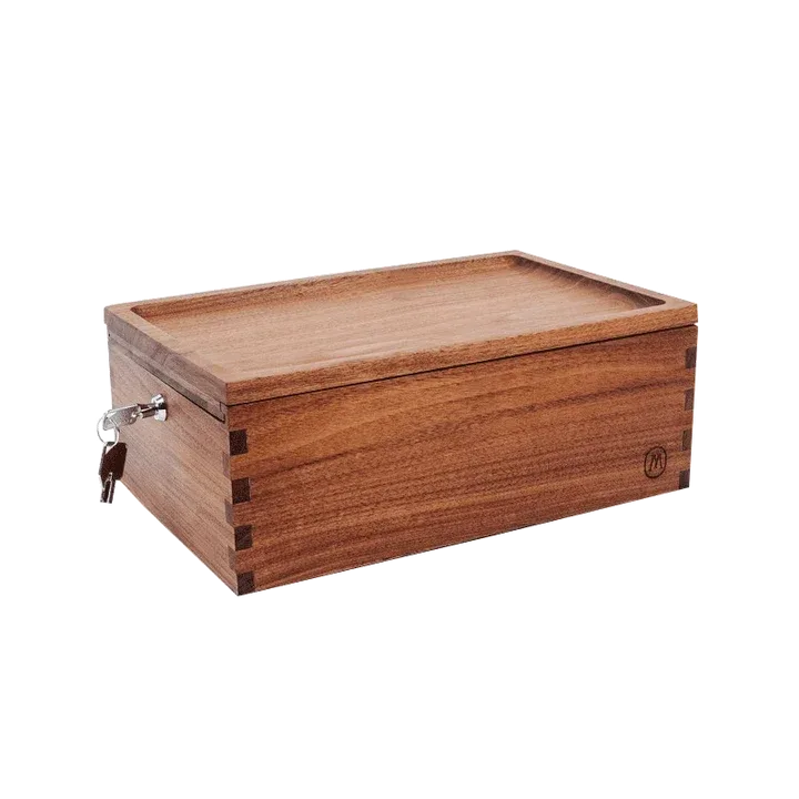MARLEY NATURAL LOCK STASH BOX BLACK WALNUT