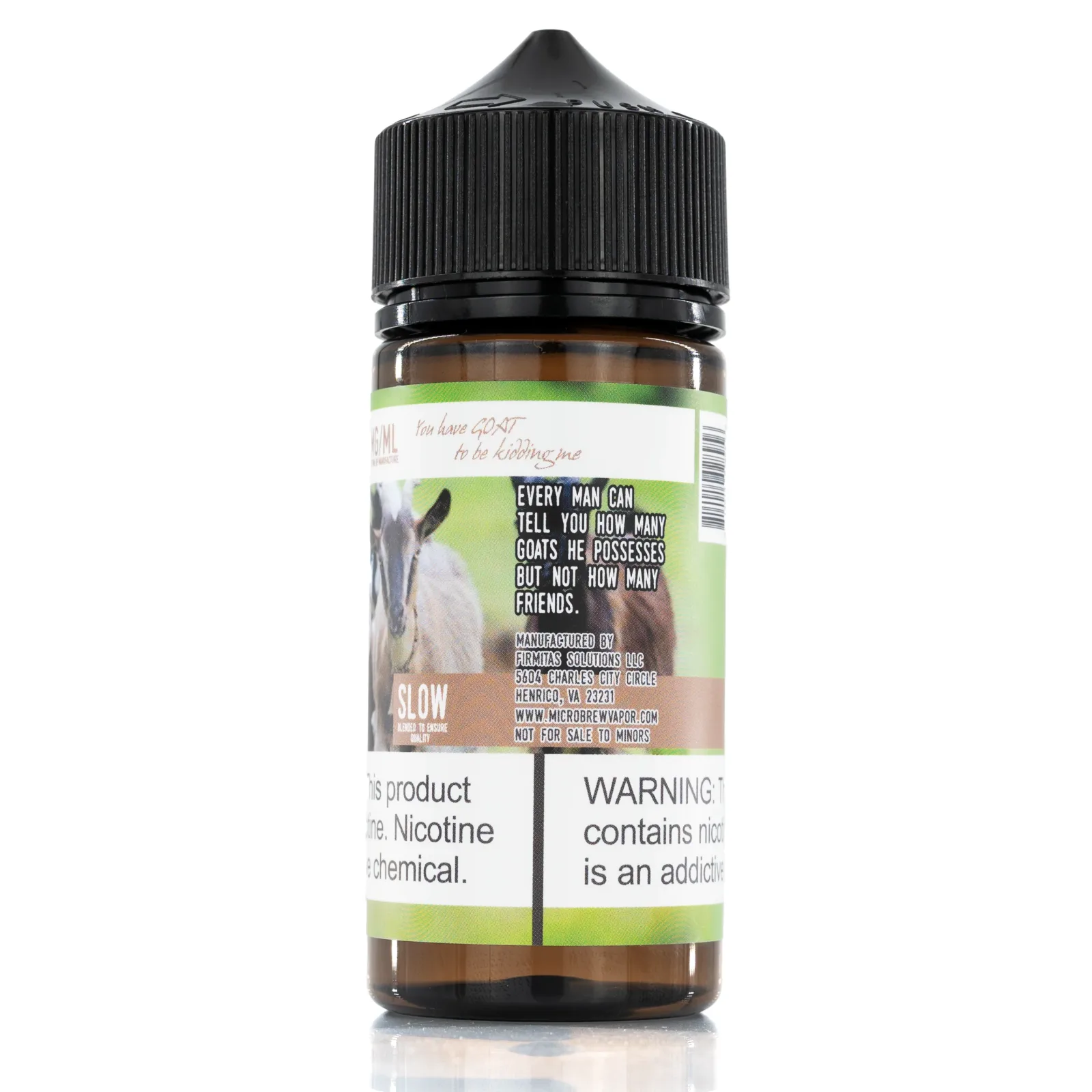 Micro Brew Vapors E liquid - The Goat Herder - 100mL - Image 2
