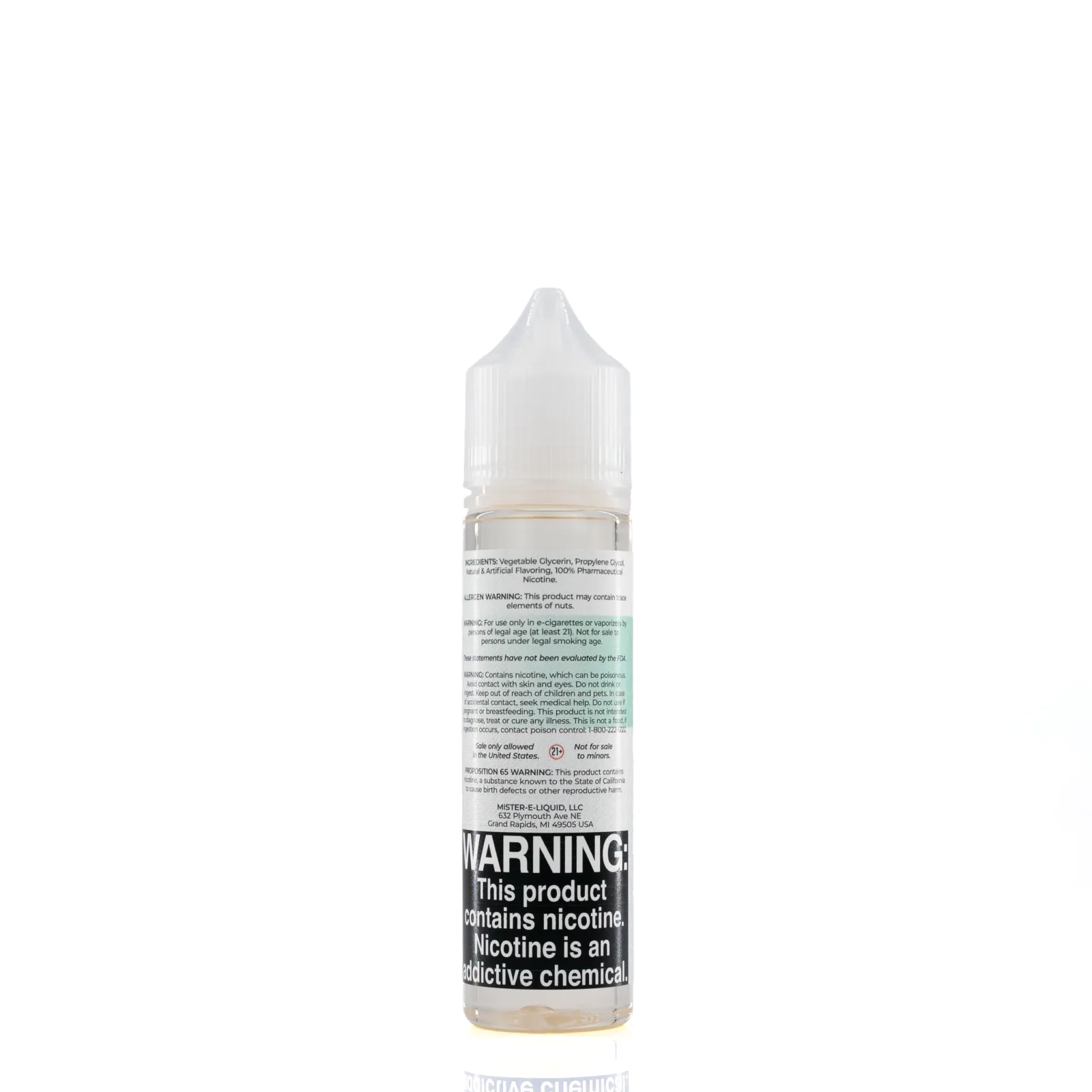 Mister E-Liquid - Mr E's Menthol - 60ml - Image 2