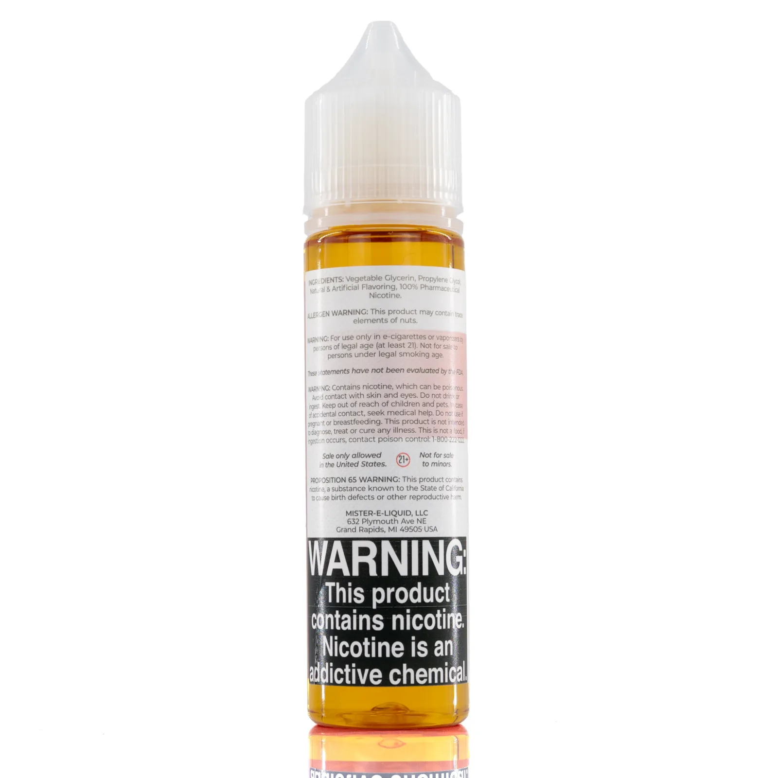 Mister E-Liquid - Strawberry Angel - 60ml - Image 2