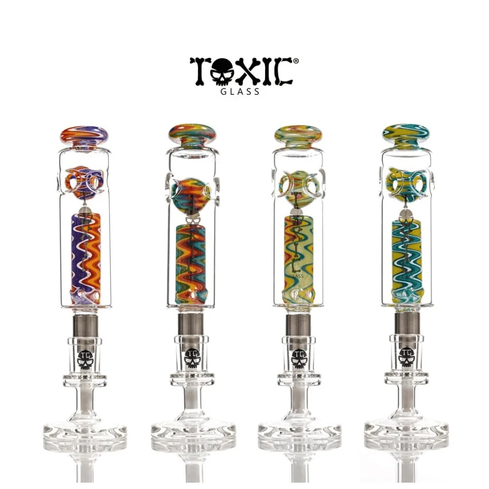 MKGlass (Nectar Collector) TXNC36 Toxic Spectrum Nectar Collector with Ceramic Screw Tip