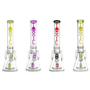 MKGlass (Water Pipe) TX72 Toxic 16″ Pyramid Recycler Beaker