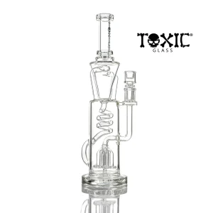 MKGlass (Water Pipe) TX84 Toxic Squid Perc Twister Recycler