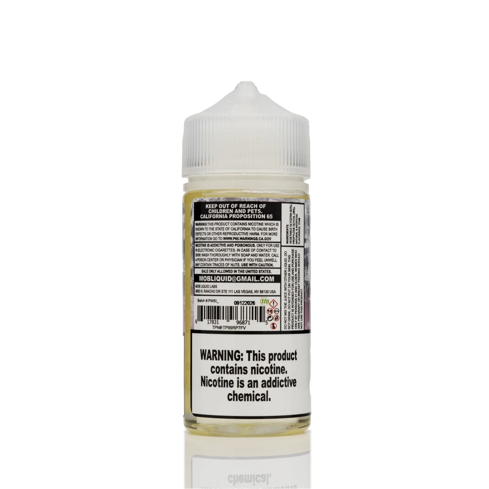 Mob Liquid - Iced PMS (Peach Mango Strawberry) - 100mL - Image 2
