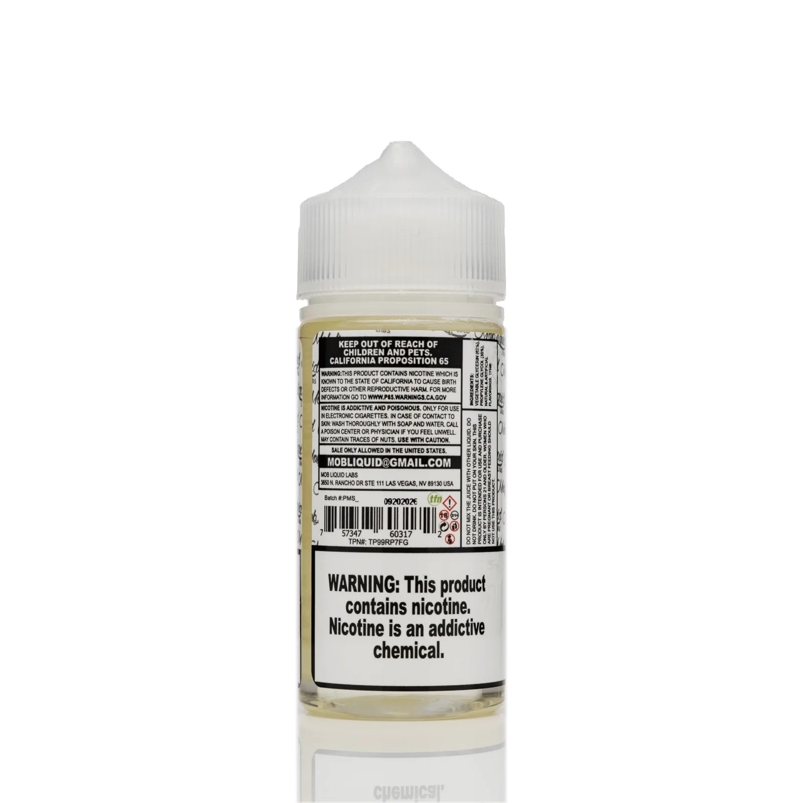 Mob Liquid - PMS (Peach Mango Strawberry) - 100mL - Image 2