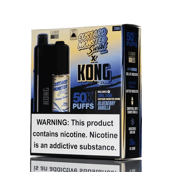 Monster Vape Labs X Kong by Zilla 50K Puffs Disposable - 2.4% 30mL - Image 2