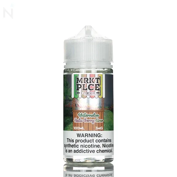 MRKT PLCE E-Liquid - Watermelon Hula Berry - 100mL - Image 2