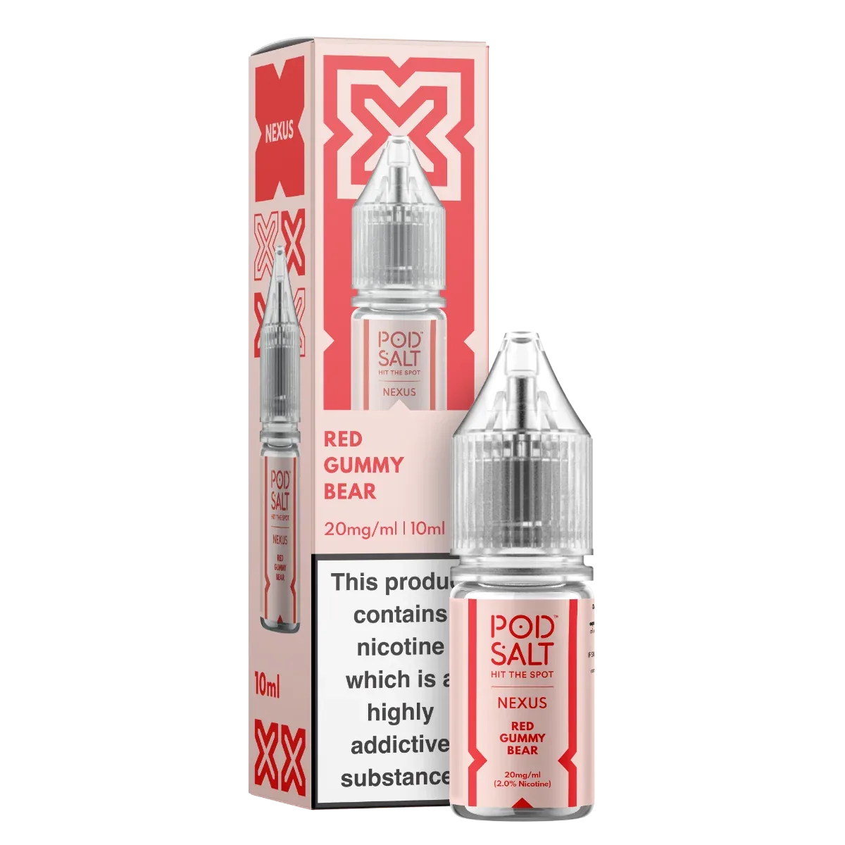 Nexus Red Gummy Bear 10ml Nicotine Salt E-Liquid