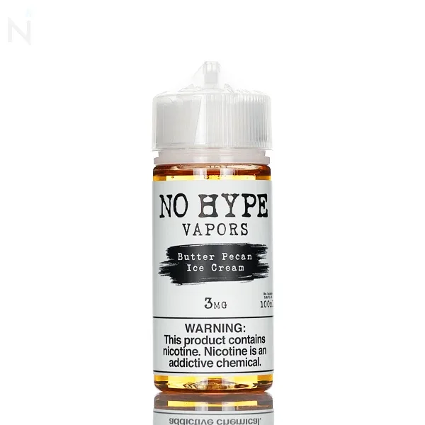 No Hype Vapors - Butter Pecan Ice Cream - 100mL - Image 2