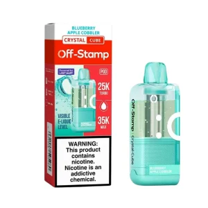 Off Stamp Crystal Cube 35k Puff Pre-filled Disposable Replacement Pod – 1PK