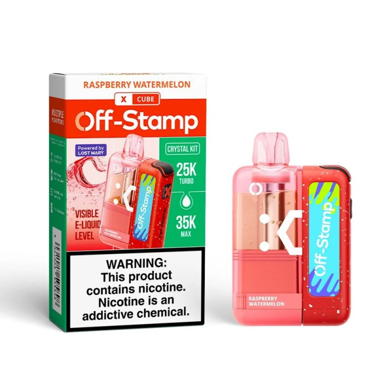 Off Stamp X Cube Crystal 35K Puff Disposable