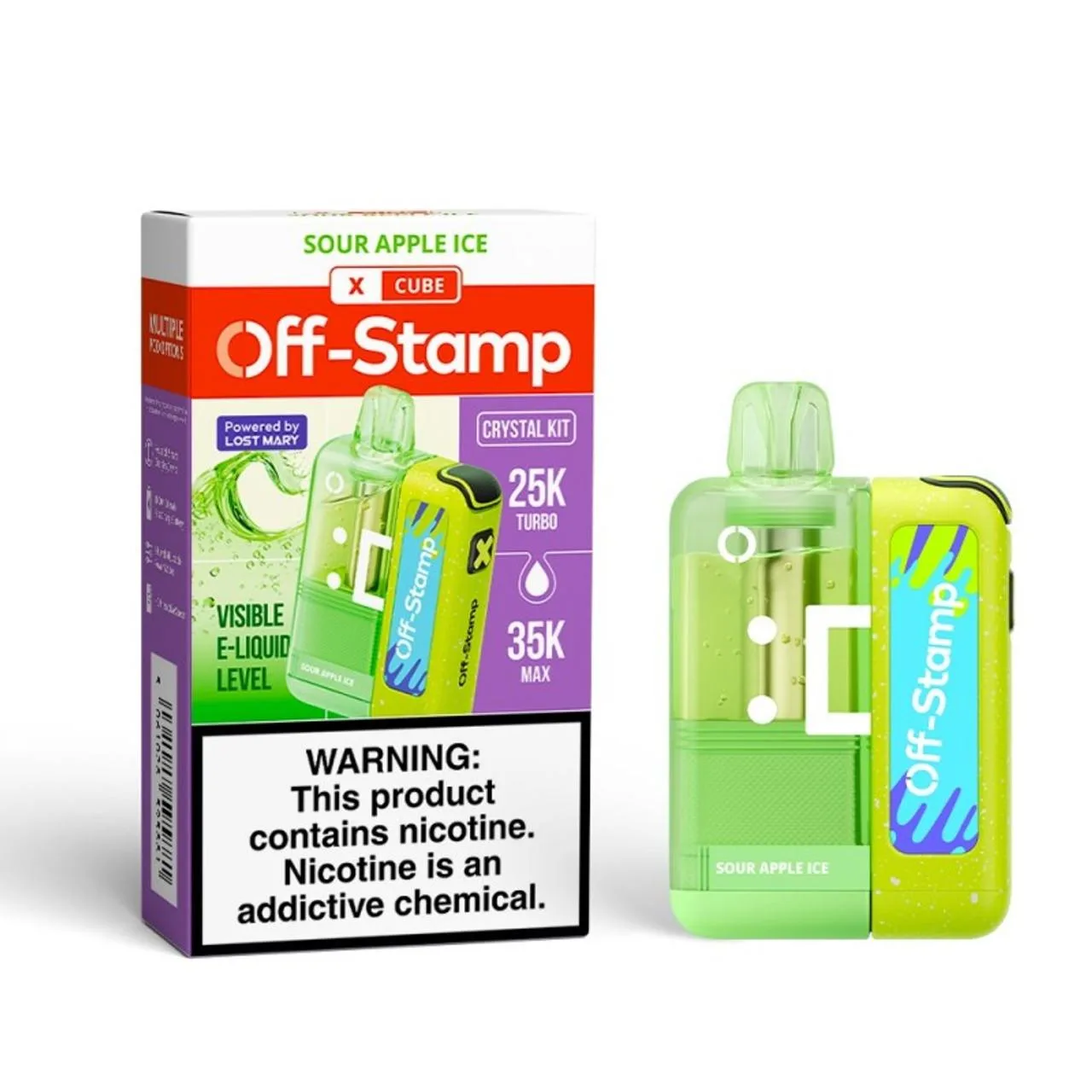 Off Stamp X Cube Crystal 35K Puff Disposable - Image 2