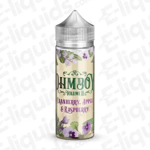 Ohm Boy Cranberry, Apple & Raspberry 100ml Shortfill Vape Juice