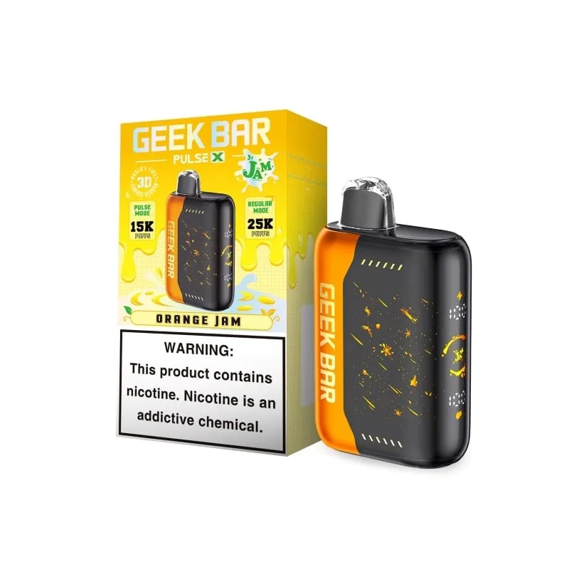 Orange Jam Geek Bar Pulse X 25k