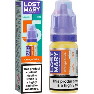 Orange juice Lost Mary Nic Salts e-liquid 10ml