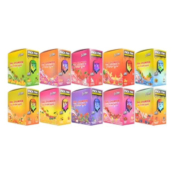 Packman v4 dual chamber 1g disposable | cheap empty led vape bulk - Image 2