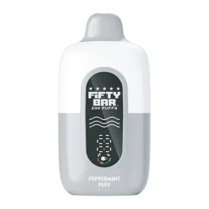 Peppermint Puff Fifty Bar 20K - America’s Trusted Online Vape Store