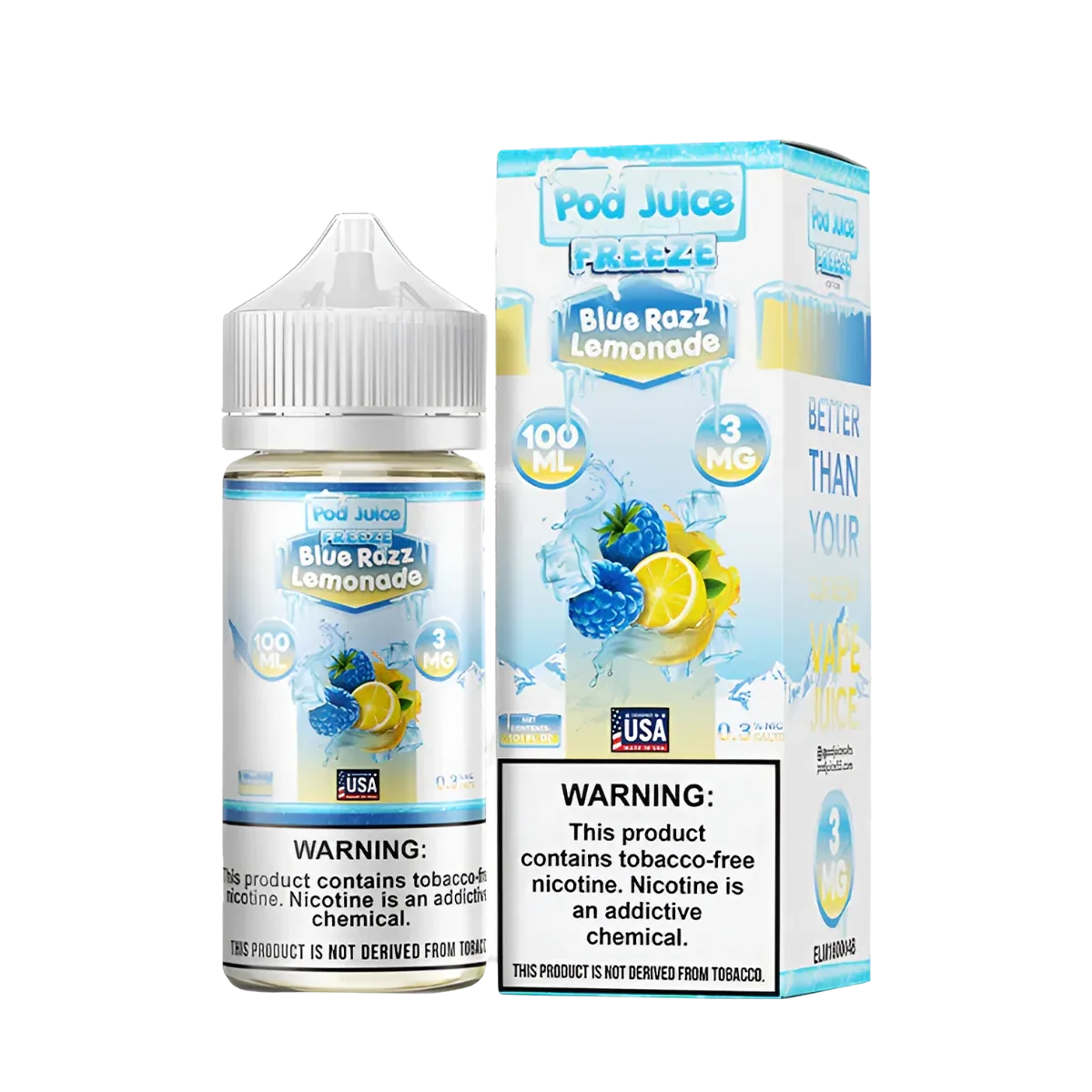 Pod Juice Freeze Freebase Vape Juice