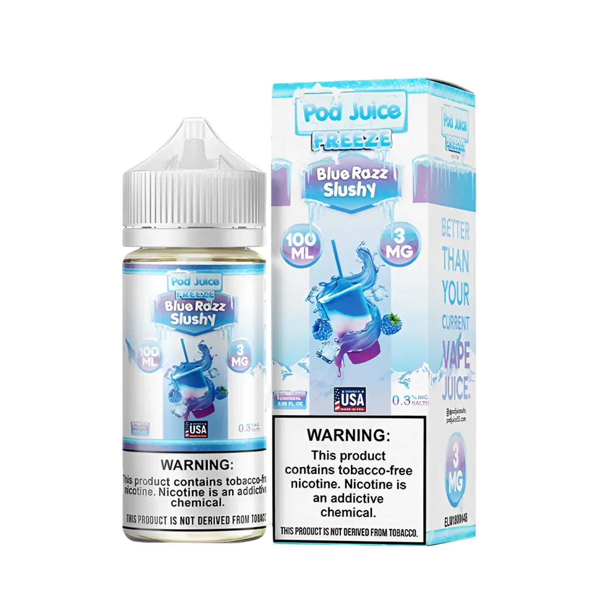 Pod Juice Freeze Freebase Vape Juice - Image 2