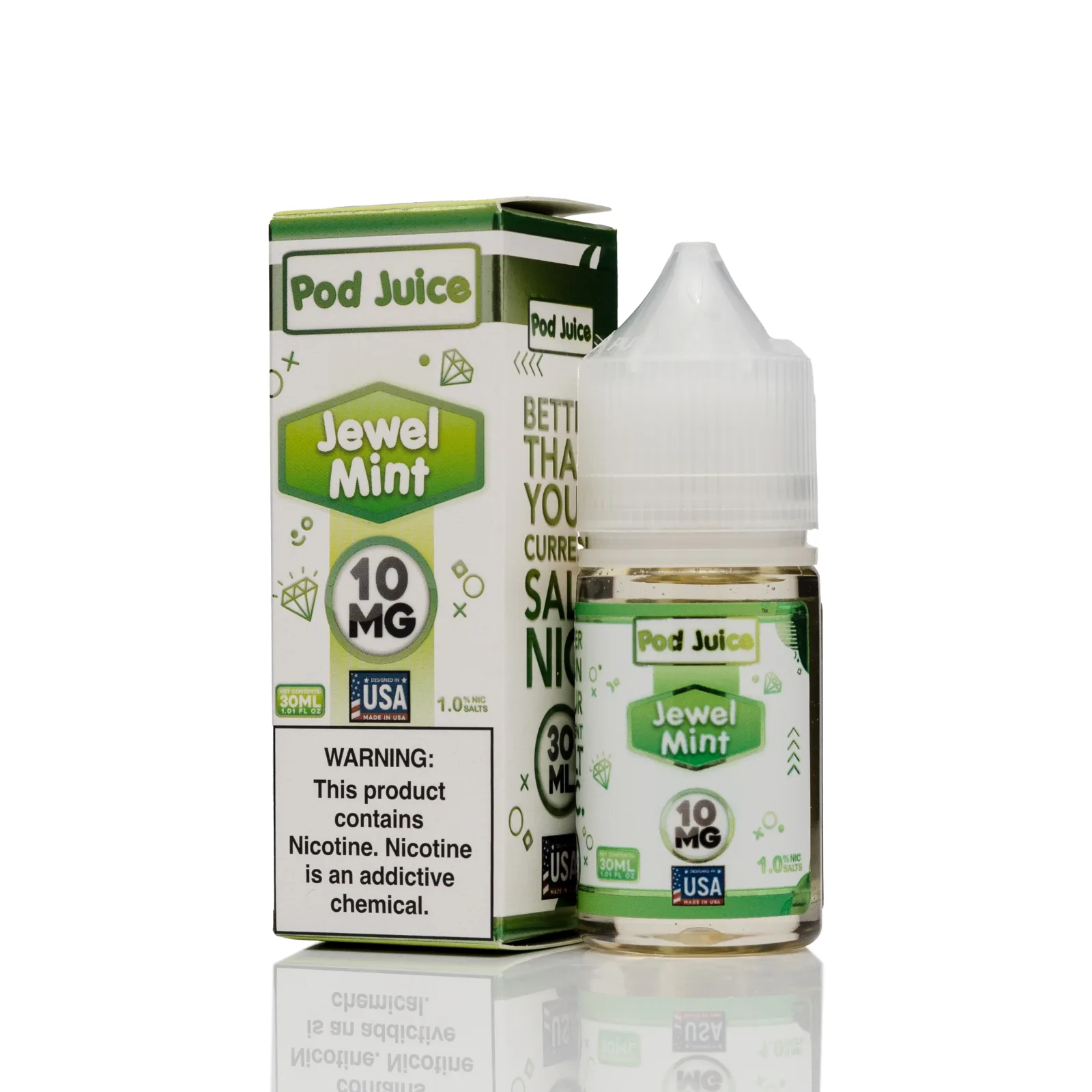 Pod Juice Smooth Salt - Jewel Mint - 30ml - Image 2