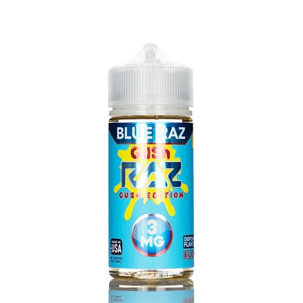 Pod Juice X RAZ E-Liquid - Blue Razz Gush - 100mL - Image 2