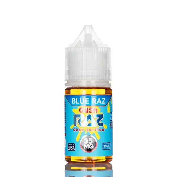Pod Juice X RAZ Salt Nic - Blue Razz Gush - 30mL - Image 2