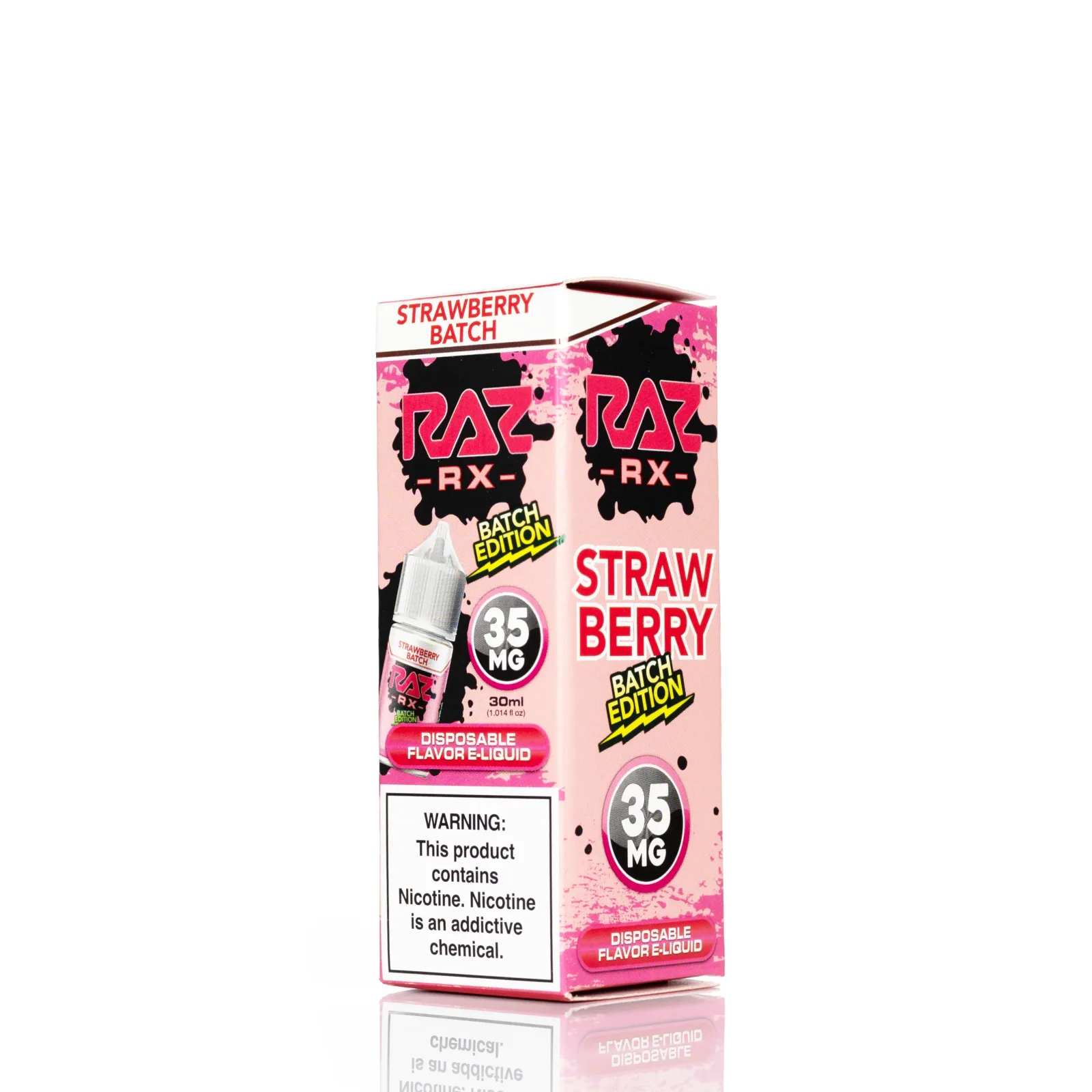 Pod Juice X RAZ Salt Nic - Strawberry Batch - 30ml - Image 2
