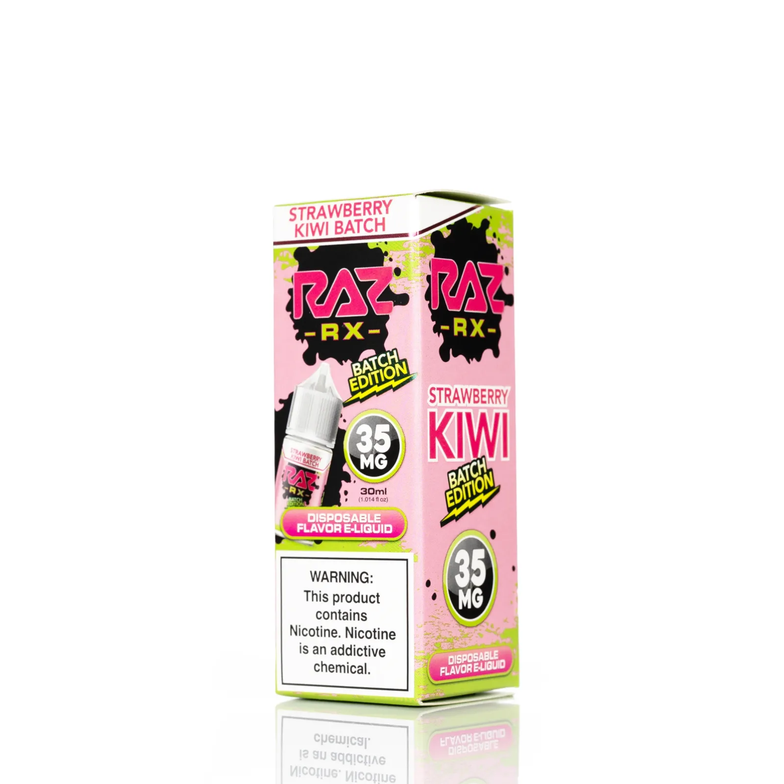 Pod Juice X RAZ Salt Nic - Strawberry Kiwi Batch - 30ml - Image 2