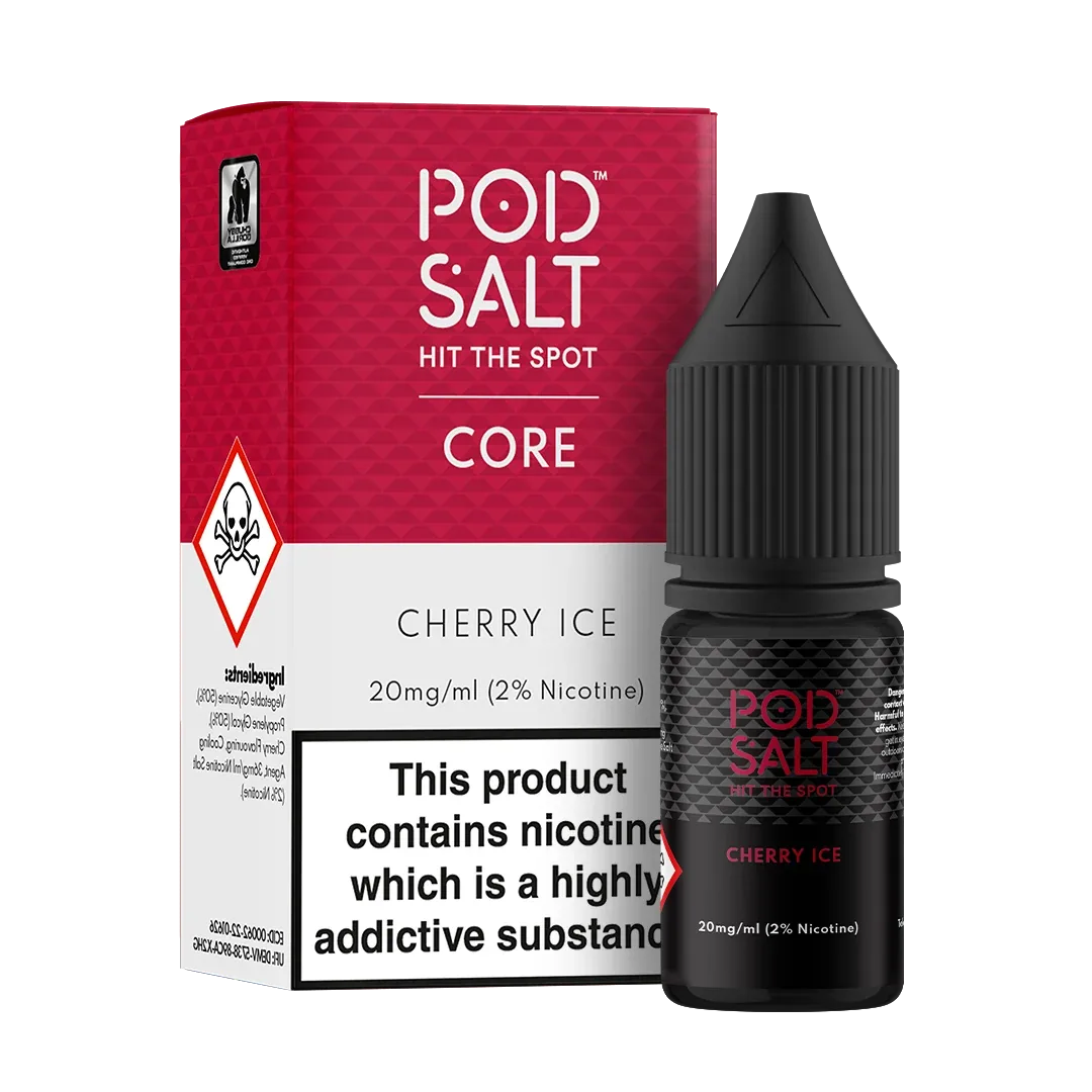 Pod Salt Core Cherry Ice 10ml Nicotine Salt E-Liquid