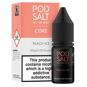 Pod Salt Core Peach Ice 10ml Nicotine Salt E-Liquid