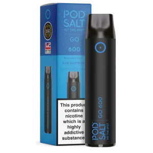 Pod Salt GO 600 Blue Raspberry Disposable Device
