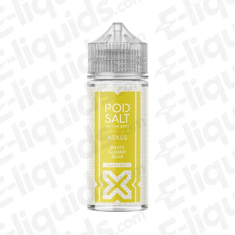 Pod Salt Nexus White Gummy Bear 100ml Shortfill Vape Juice