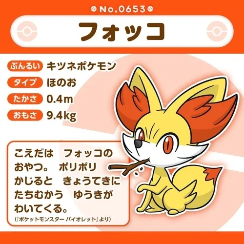 Pokemon Fennekin Plush Soft Stuffed Animal Toy 653 Fit - Image 2