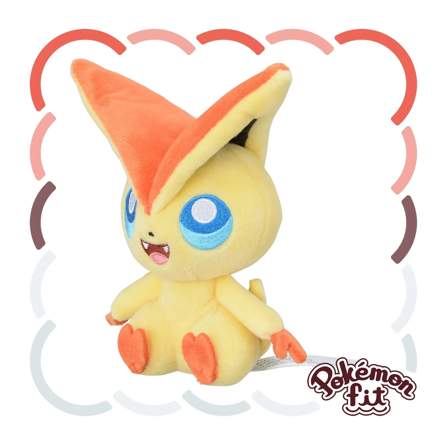 Pokemon Fit Victini Plush Doll - Official Collectible Figure - Image 2