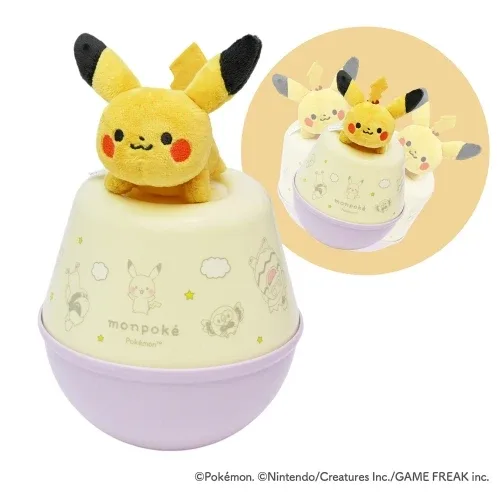Pokemon Monpoke Roly Chime Pikachu Sensory Infant Toy 0+ Months