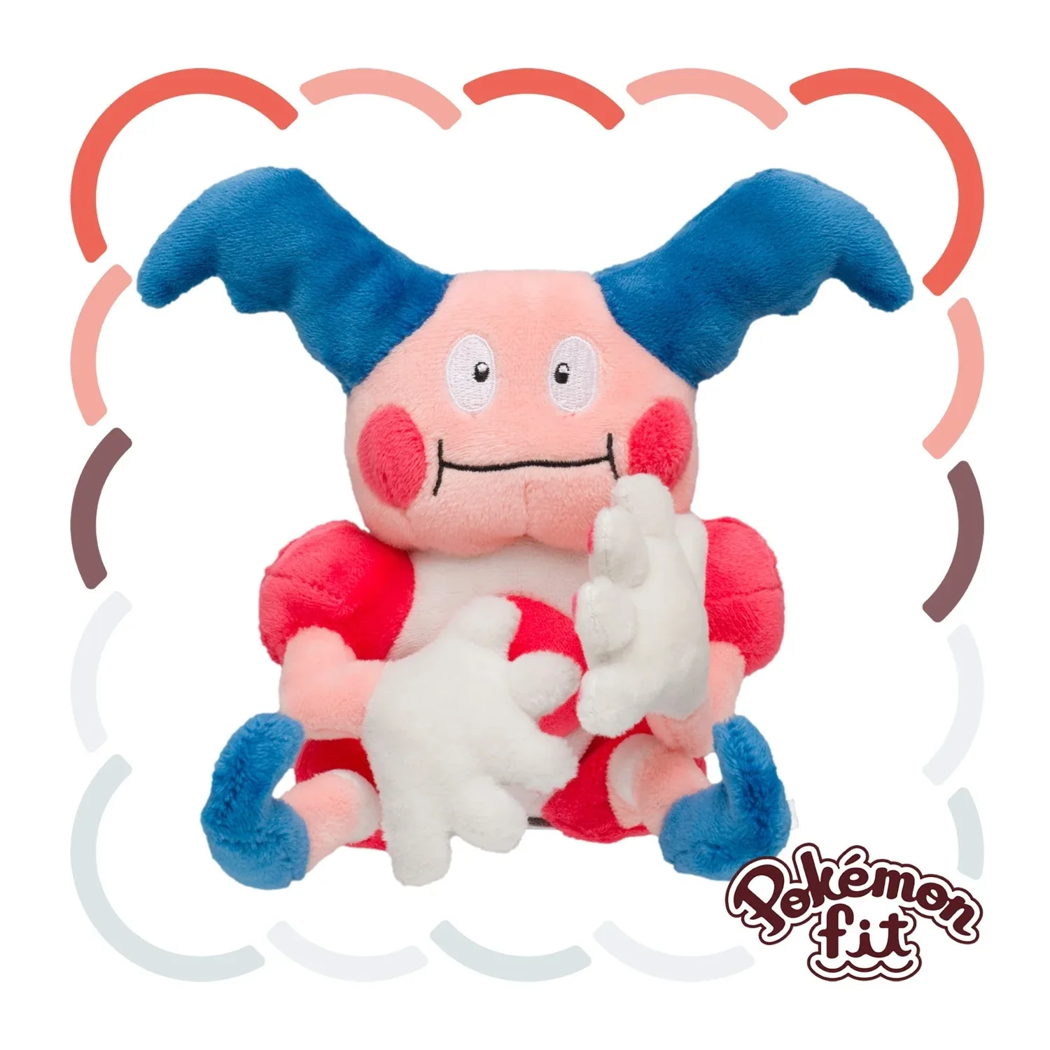 Pokemon Pokefit Mr Mime Collectible Plush Toy Figure 122 - Image 2