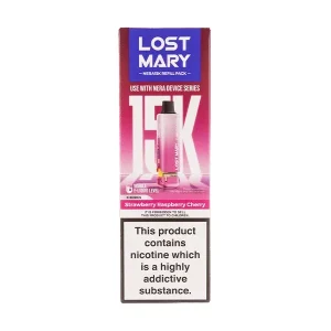 Strawberry Raspberry Cherry Nera 15k Prefilled Pod + Refill by Lost Mary