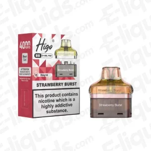 Higo BB 4000 Strawberry Burst Prefilled Pod
