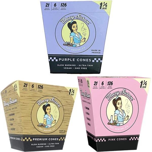 Blazy Susan 1 1/4 Cones (6ct/21pk)